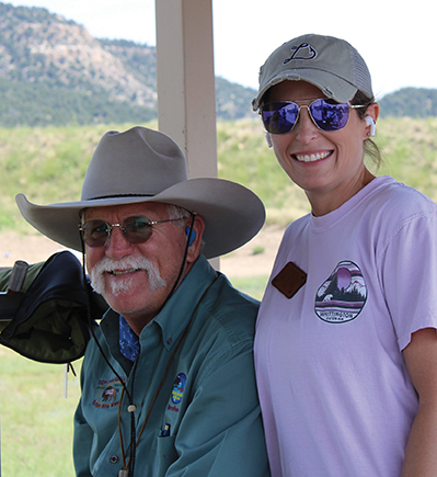 Shelby Ross and “hubby” spotter